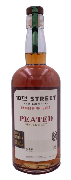 10th Street Port Cask Finish Peated Single Malt 750ml