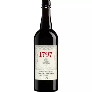 12 Bottle Case 1797 Bourbon Barrel Aged Paso Robles Cabernet 2019 w/ Shipping Included