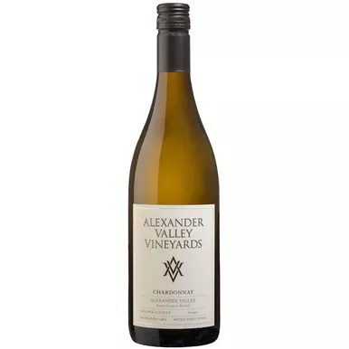 12 Bottle Case Alexander Valley Vineyards Alexander Chardonnay 2023 w/ Shipping Included