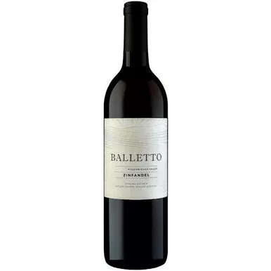 12 Bottle Case Balletto Russian River Zinfandel 2022 w/ Shipping Included