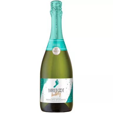 12 Bottle Case Barefoot Bubbly Sparkling Moscato Spumante NV w/ Shipping Included
