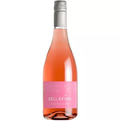 12 Bottle Case Bellafina Pink Moscato Delle Venezie IGT NV (Italy) w/ Shipping Included