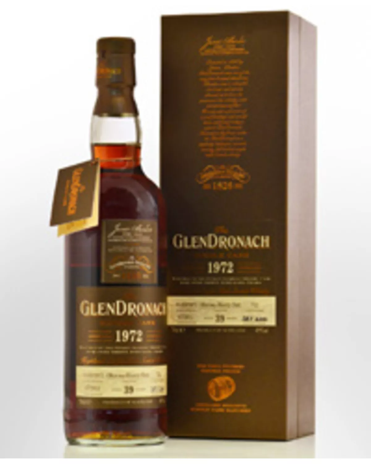 1972 Glendronach Single Cask No.712 Cask Strength 39 Year Old Single Malt Scotch Whisky (700ml)