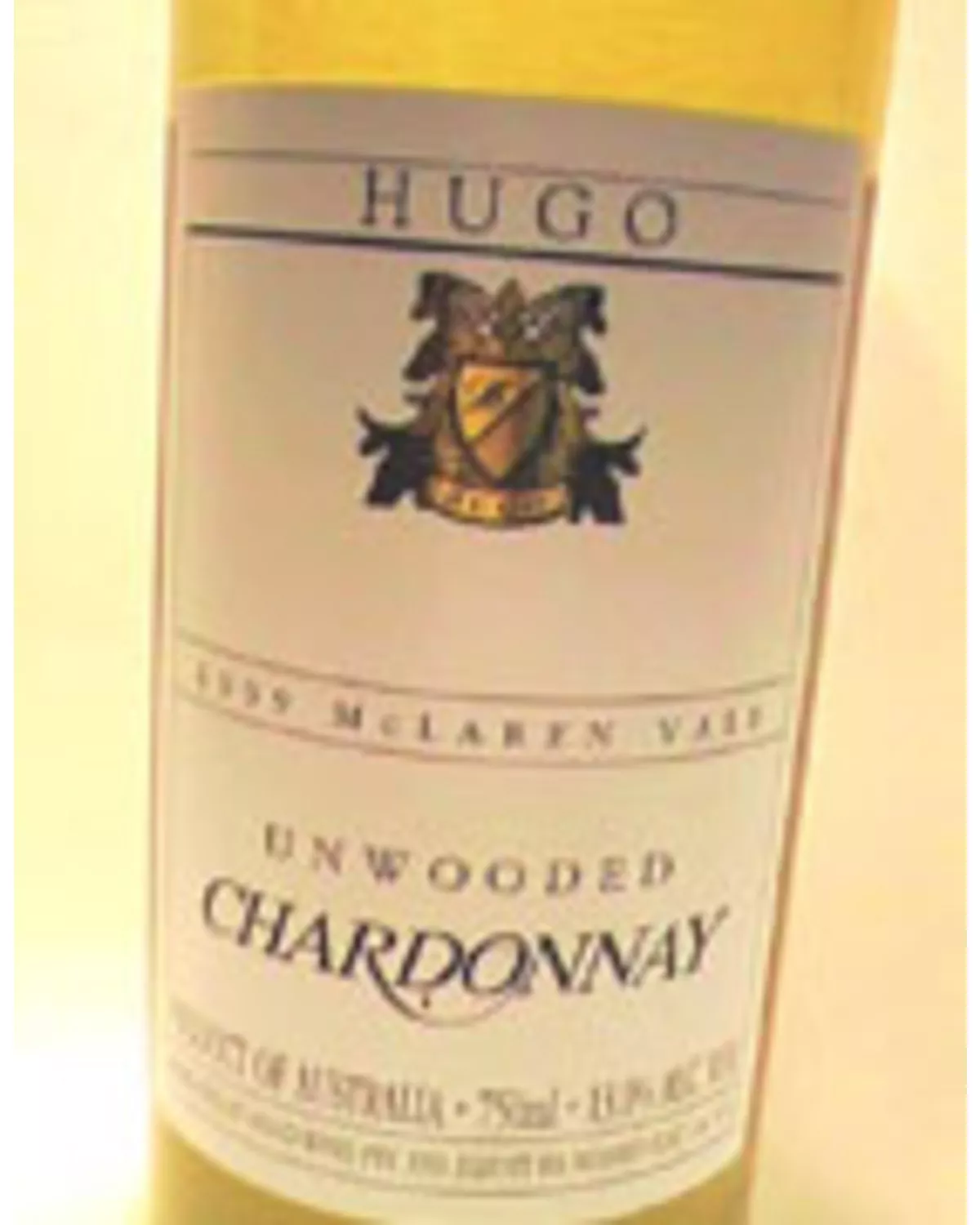 1999 Hugo Unwooded Chardonnay