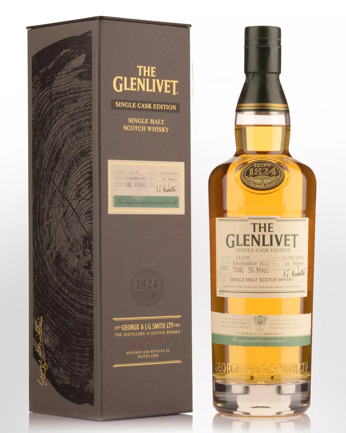 Glenlivet Corryhabbie Hill 16 Year Old Cask Strength Single Malt Scotch Whisky (700ml)