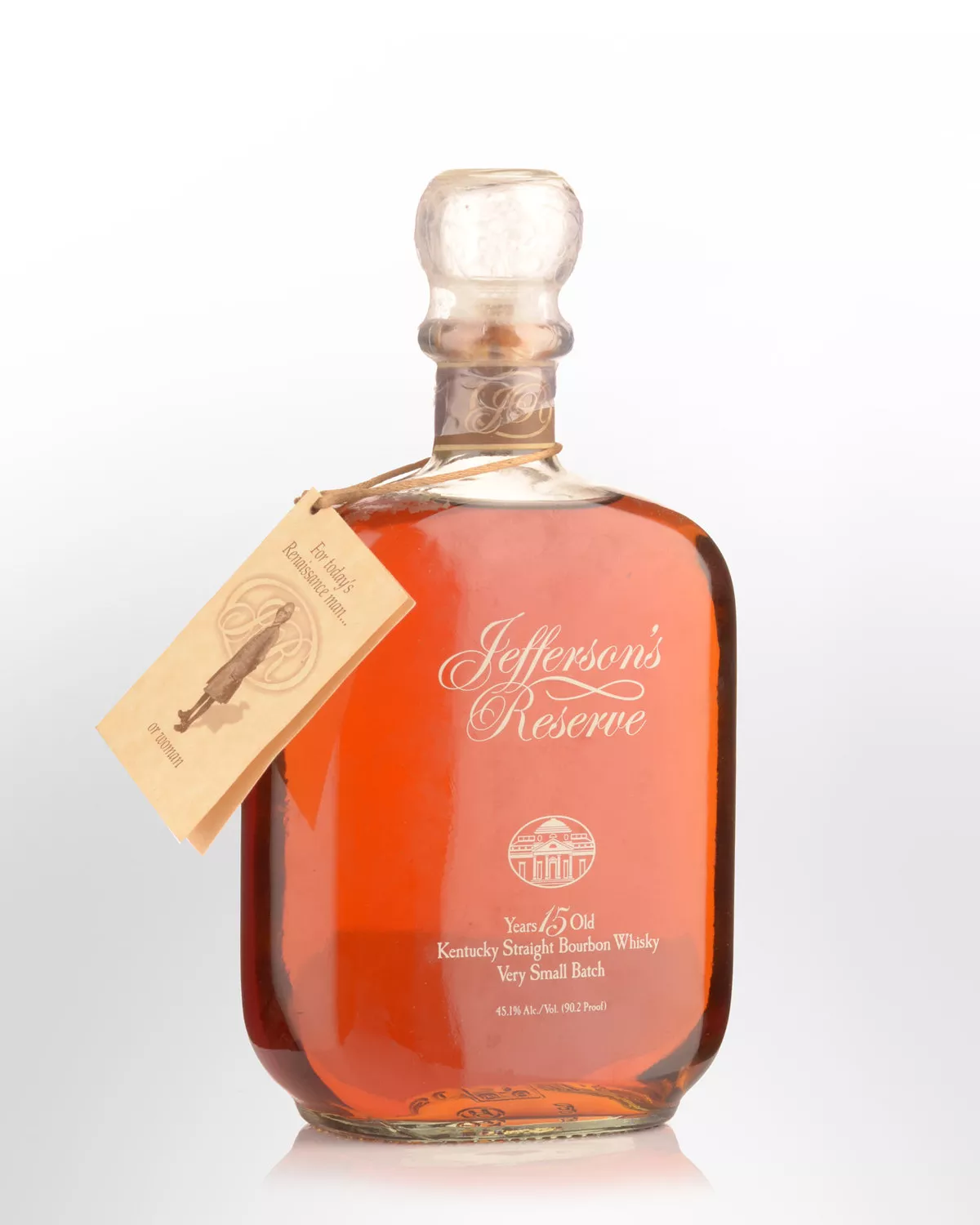 McLain & Kyne Jefferson's Reserve 15 Year Old Small Batch Bourbon Whiskey (750ml)